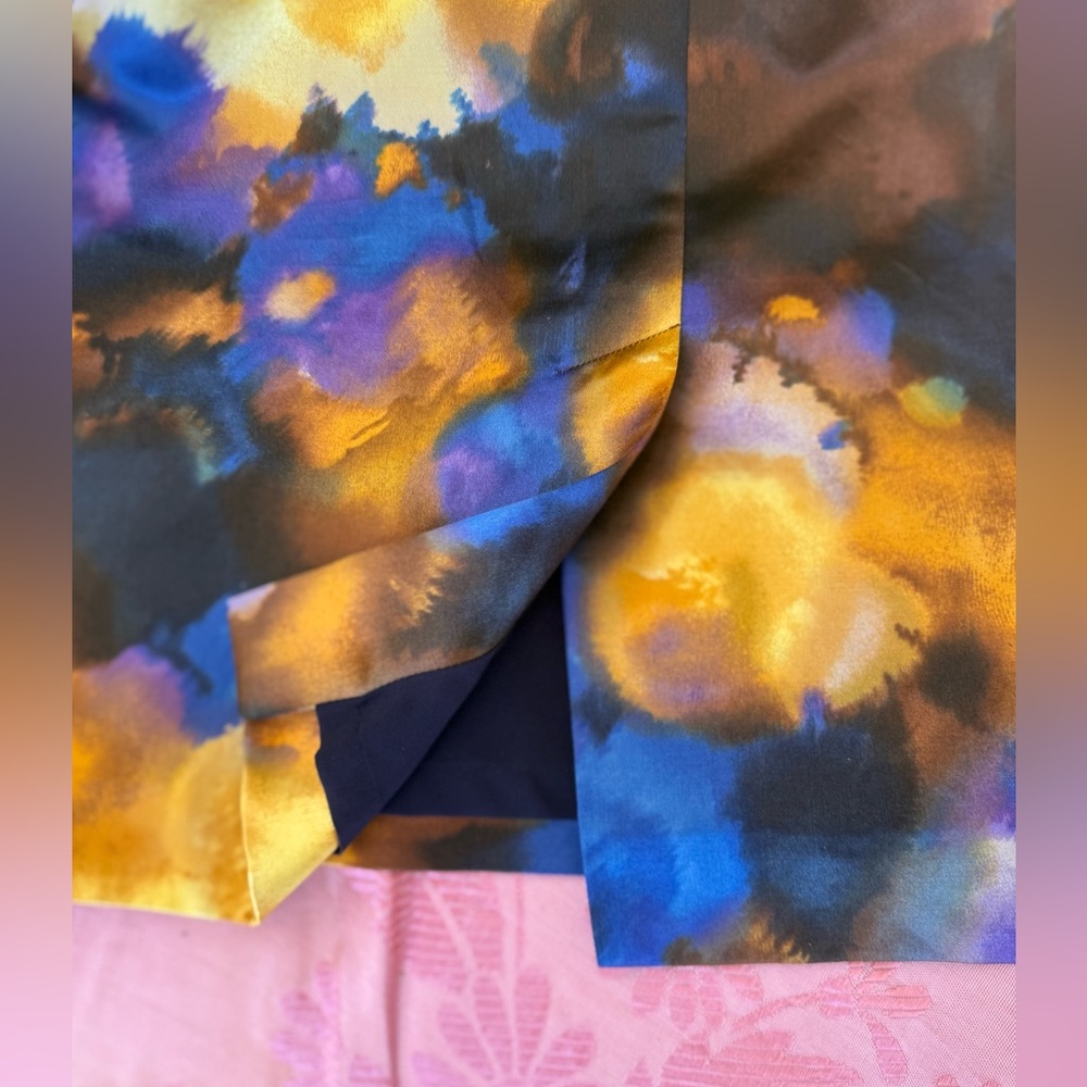 Jones New York Luxury Silk / Cotton Blend Knee-Length Skirt, Never Worn - Picture 4 of 5
